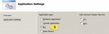 Application settings (DLL)