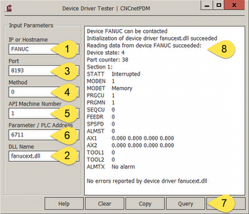 CNCnetPDM Device Driver Tester