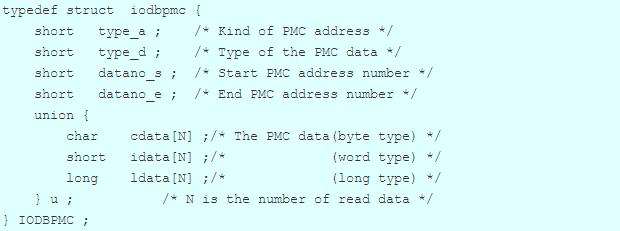 iodbpmc data structure