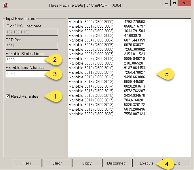 Read Haas NGC System or Macro Variable