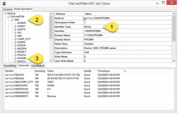 OPC UA Server Nodes & Variables