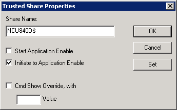 Add DDE Share to trusted shares