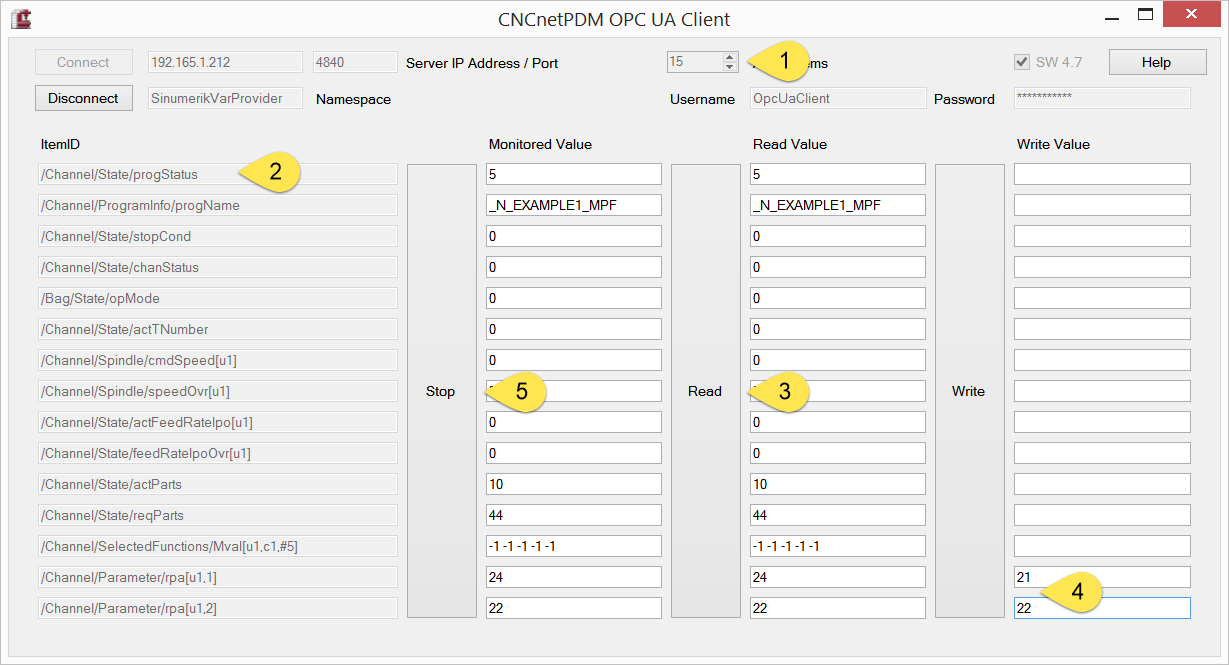 CNCnetPDM.OpcUA.SimpleClient