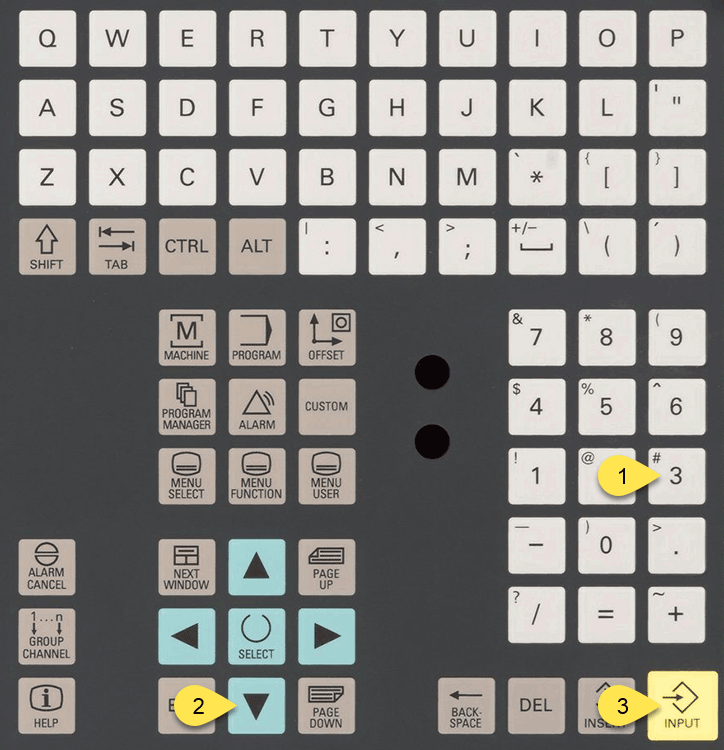 Sinumerik Operator Panel Keyboard