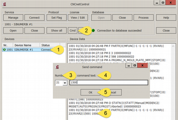 Write data to Sinumerik 840D or 828D controller
