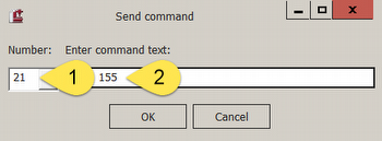 Send Command Dialog