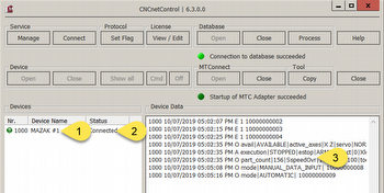 CNCnetControl MTConnect device driver