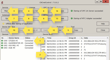 CNCnetControl main dialog