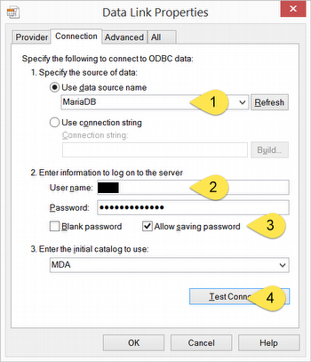 CNCnetPDM UDL file for MySQL or MariaDB