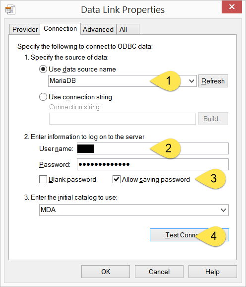 CNCnetPDM UDL file for MySQL or MariaDB