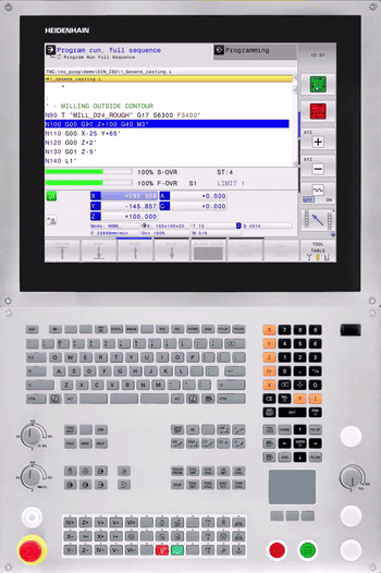 Heidenhain TNC 640 Operator Panel