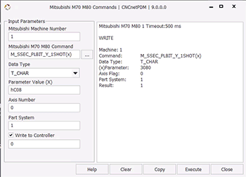 Switch between operation modes (MEMORY - MDI) Mitsubishi CNC