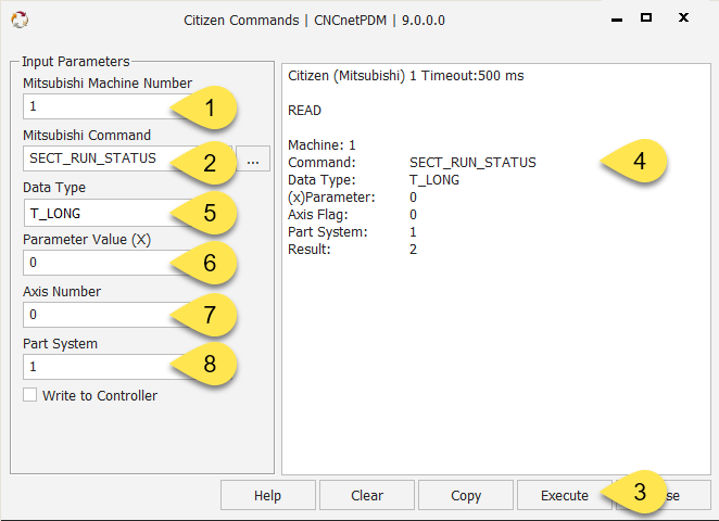 Read Citizen Mitsubishi Running Status