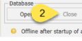 Support | CNCnetControl Manual | Close Open Database Connection