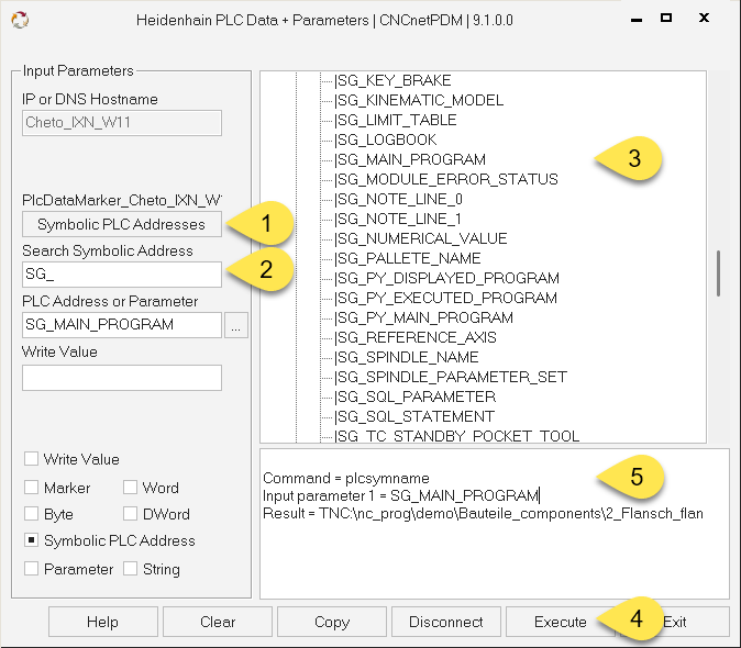 Search, Display and Output String Table Data