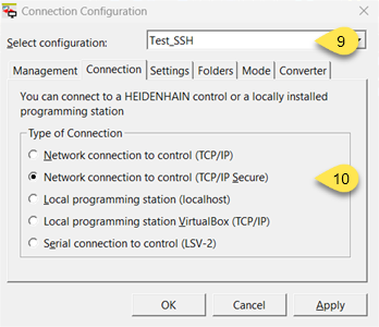 TNC Remo SSH setup (TCP/IP secure)
