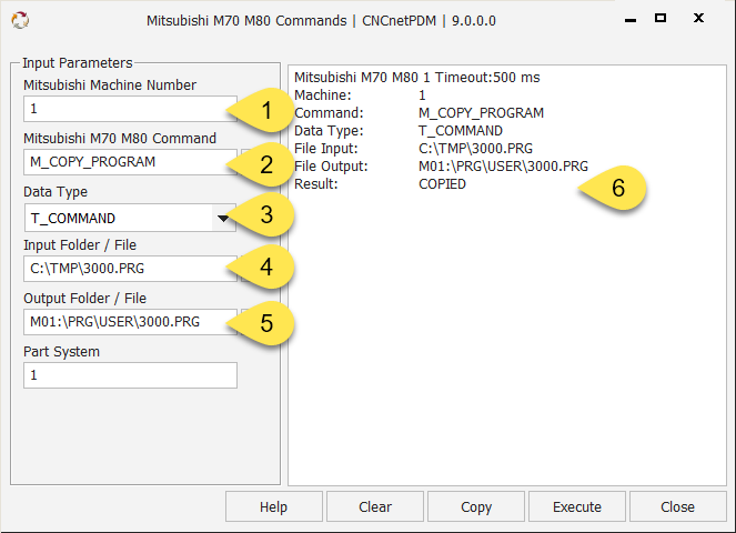 Copy NC-Program from PC to CNC
